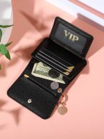 Wholesale Women Fashion Solid Color Multi Card Mini Wallet - Image 3