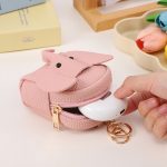 Wholesale Women Fashion Casual Solid Color Elephant Pattern PU Zipper Wallets - Image 4