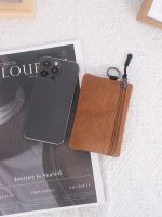 Wholesale Women Fashion Casual Solid Color Canvas Zipper Wallets - Image 3