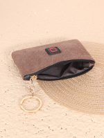 Wholesale Women Fashion Casual Solid Color Canvas Zipper Wallets - Image 4