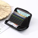 Wholesale Fashion Simple Solid Color Multi-Functional Card Bag Zipper Wallet - Image 4