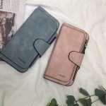 Wholesale Women Fashion Solid Color Long Buckle Wallet - Image 3