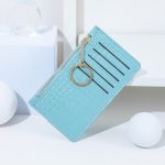 Wholesale Women Fashion Crocodile Pattern Multi-Card Zipper Wallet