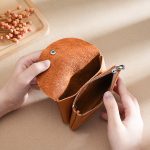 Women Fashion Casual Solid Color Leather Coin Wallet - Image 4