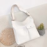 Women Simple Casual Canvas Student Tote Shopping Bag - Image 3