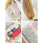 Wholesale Summer Women Simple Sweet Small Tiny Flower Print Canvas Shopping Tote Bag - Image 4