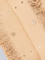 Wholesale Simple Solid Color Large Capacity Tassel Canvas Tote Bag - Image 5