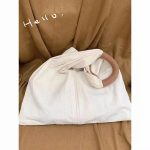 Wholesale Summer Women Simple Solid Color Large Capacity Canvas Tote - Image 4