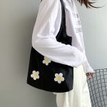 Wholesale Women Fashion Floral Print Large Capacity Canvas Tote Bag - Image 2