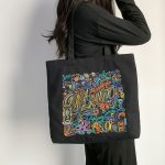 Wholesale Women Simple Fashion Embroidered Large Capacity Canvas Tote Bag - Image 3