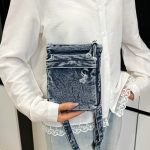 Wholesale Women Fashion Casual Mini Denim Crossbody Bag - Image 4