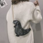 Wholesale Women Fashion Creative Cartoon Rivet Dinosaur Crossbody Bag - Image 4