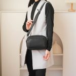 Wholesale Women Fashion Simple Solid Color Small Square Crossbody Bags - Image 4