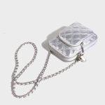 Wholesale Women Fashion Casual Solid Color Rhomboid Chain Crossbody Bags - Image 5