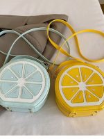 Wholesale Summer Fruit Lemon Design Women Crossbody Bag - Image 4