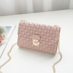 Wholesale Women Fashion Embossed Flap Lock Square Chain Crossbody Bag - Image 3