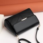 Women Casual Solid Color Leather Pu Crossbody Bag - Image 4