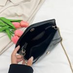 Women Fashion Casual Solid Color Pu Envelope Crossbody Bag - Image 5