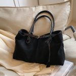 Wholesale Women Fashion Retro Casual Suede Large Capacity Handbag - Image 2