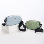 Women Fashionable Simple Solid Color Square PU Crossbody Bag - Image 3