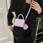 Wholesale Fashion Solid Color Mini Crossbody Bag - Image 4