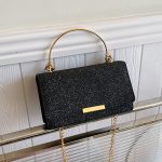 Wholesale Summer Women Fashion Thin Flash Flap Square Chain Crossbody Bag