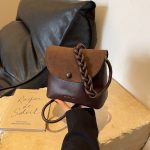 Wholesale Women Fashion Simple Solid Color Braided Crossbody Bag - Image 2