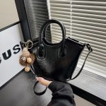 Wholesale Women Fashion Simple Solid Color Mini Ornament Crossbody Bag - Image 4