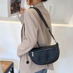 Wholesale Women Fashion Casual Solid Color Multifunctional Zipper Crossbody Bag - Image 3