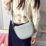 Wholesale Women Fashion Casual Solid Color Zipper Crossbody Bag - Image 3