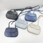 Wholesale Women Fashion Simple Denim Saddle Design Crossbody Bag - Image 3