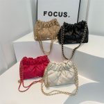 Wholesale Women Fashion Casual Solid Color Chain Crossbody Bag - Image 4