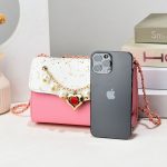 Wholesale Stylish Sequin Square Chain Trim Crossbody Bag - Image 5