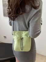 Wholesale Simple Drawstring Canvas Mini Crossbody Bag - Image 4