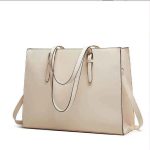 Wholesale Fashion Solid Color Large Capacity Handbag - Image 4