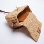 Women Casual Flap Buckle Weave Design Straw Crossbody Bag - Image 3