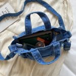 Street Retro Large Capacity Denim Handbags - Image 4