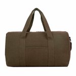 Wholesale Men Casual Sports Travel Solid Color Canvas Duffle Bag - Image 3