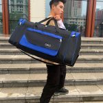 Wholesale Men Casual Sports Basic Color-Block Foldable Large Capacity Duffle Bag - Image 3