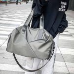 Wholesale Men Fashion Casual Solid Color Dry And Wet Separation Oxford Duffle Bags - Image 2