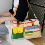 Wholesale Men Leisure Sports Basic Multicolor Dry And Wet Separation Large Capacity Oxford Duffle Bag - Image 3