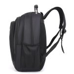 Men Leisure Outdoor Office Commuter Solid Color Oxford Big Backpacks Bag - Image 5