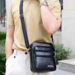 Men Commerce Casual Versatile PU Crossbody Bag - Image 2