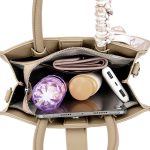 Wholesale Women Fashion Casual Solid Color Litchi Pattern Handbag - Image 5