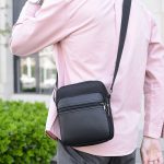 Men Fashion Business Casual Oxford Crossbody Bag - Image 5