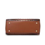 Wholesale Women Fashion Casual Crocodile Pattern Bag Large Capacity Handbag Three-Piece Set - Image 4