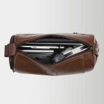 Men Fashion Casual Commuter Barrel Crossbody Bag - Image 3