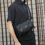 Wholesale Men Casual Barrel Shoulder Messenger Bag