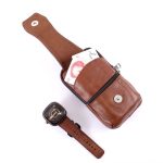 Genuine Leather Multifunctional Belt Mobile Phone Waist Bag - Image 3