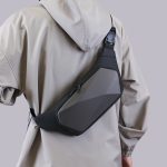 Wholesale Men Fashion Casual Commuter Hard Shell Waist Chest Bag - Image 3